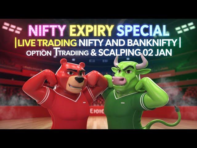 LIVE TRADING NIFTY50 , BANKNIFTY  and  CRYPTO | 02/01/2025 | Stock Market For Beginners | Bitcoin