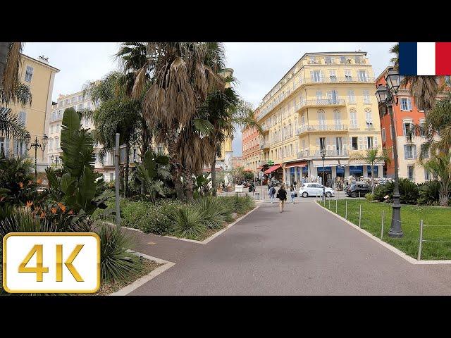 City Center walk in Nice, France (French Riviera/Côte d'Azur) | Spring 2021【4K】