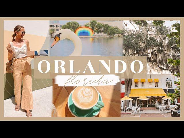 ORLANDO VLOG | our favorite local eats, coffee, & Central Florida gems to explore!