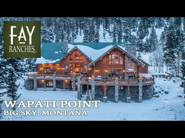 Montana Luxury Home For Sale | 9,437± SF | Wapati Point | Big Sky, MT