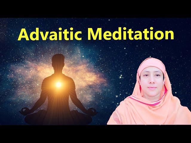 Advaitic Meditation by Pravrajika Divyanandaprana