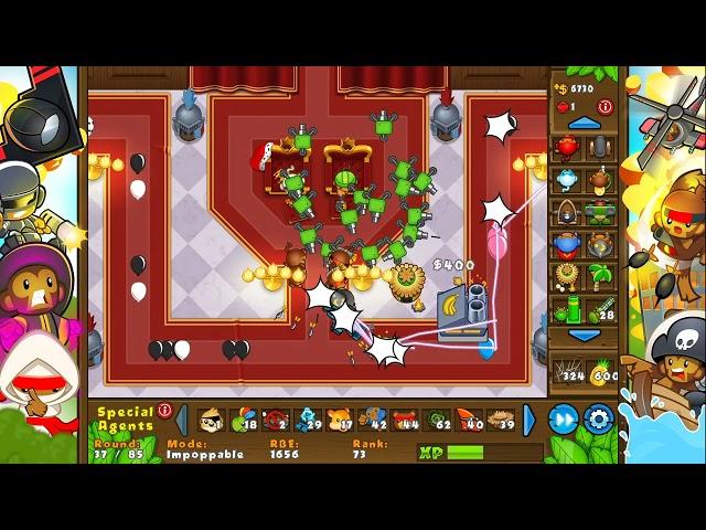 Bloons TD 5 - Mastery Impoppable - Over-Throne