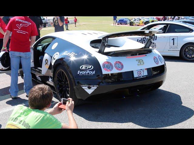 Bugatti Veyron Super Sport Pur Blanc Start Up