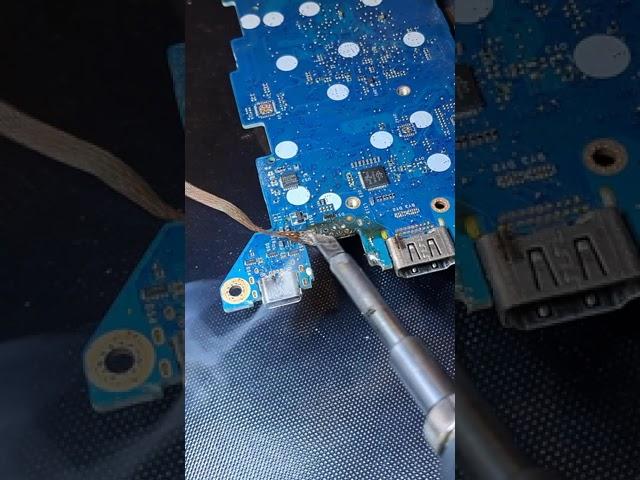 USB is broken and does not work, how to change the connector, Acer nitro we repair the motherboard