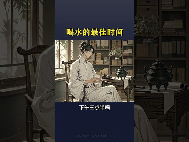 喝水的最佳時間#老祖宗的智慧 #養生之道 #養生知識