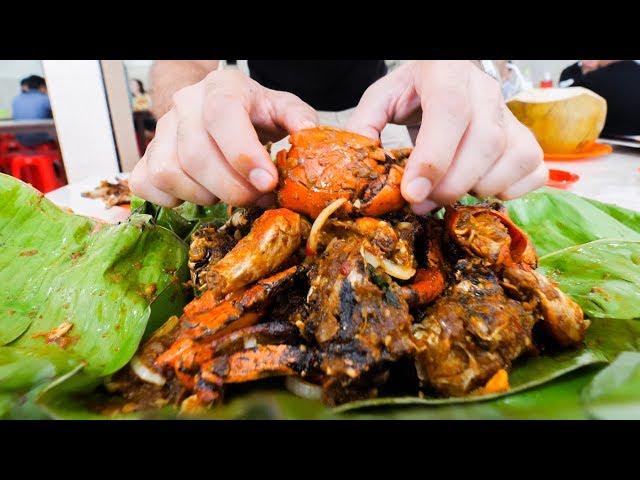 SPICY STREET FOOD Tour in Jakarta, Indonesia!! BEST MUD Crabs, BBQ Ribs, and PAINFUL Spice!