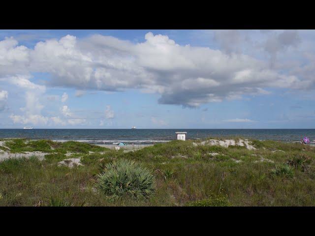 15 Minutes of the Beach in Cocoa Beach Florida in 4k Ultra HD