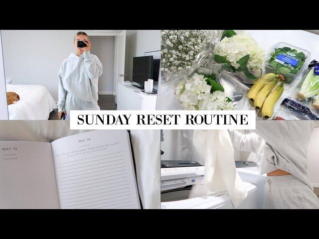 SUNDAY RESET ROUTINE | CLEANING, PLANNING, TRADER JOES HAUL + MORE! HOW I GET BACK ON TRACK