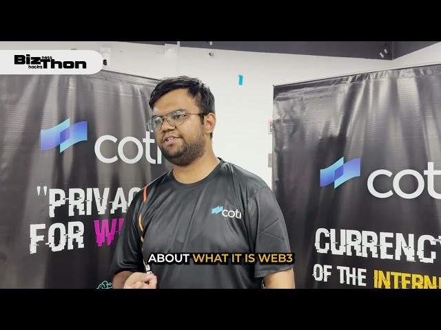 BizThon X Coti Chennai Meetup: Dwij Anwal Launches Blockchain Career (Testimonial)
