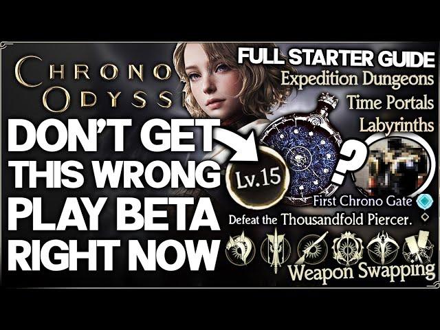 Chrono Odyssey - New Ultimate Beta Guide & 24 IMPORTANT Gameplay Tips - Best Starter Class & More!