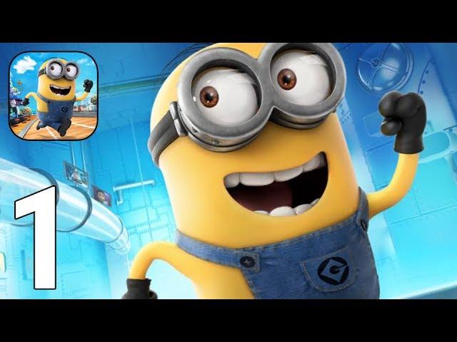 Despicable Me: Minion Rush Gameplay Walkthrough Part 1 - Tutorial [iOS/Android Games]