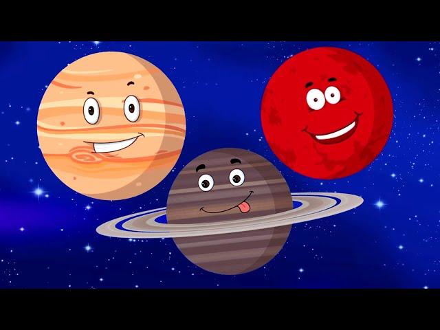 Planets Song, Solar System for Kids + More Educational Videos for Kids