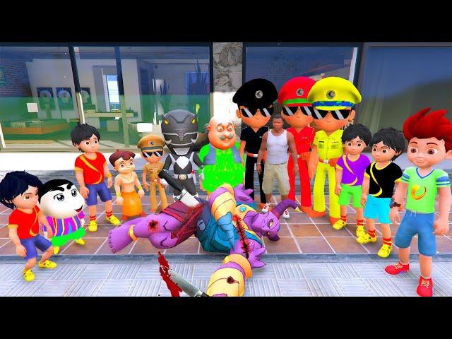 Little Singham Kicko Shinchan Kidnapped Kaal In Gta 5| Gta 5 Gameplay