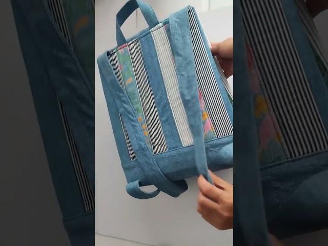 DIY Backpack • How to Sew Backpack • #shorts #diy #sewing