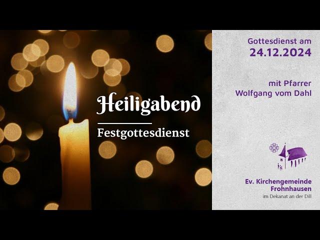 Gottesdienst am 24. Dezember - Live "Heiligabend mit Heilights"