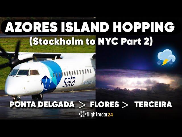 Island hopping the Azores | SATA Dash 8 to Flores and Terceira