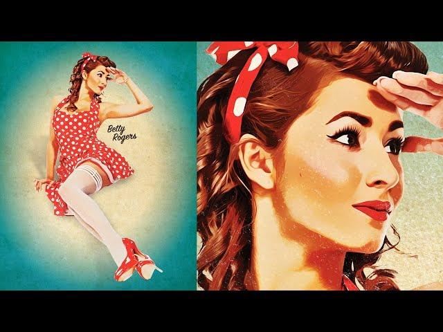 How To Create a Retro Pin-Up Poster in Photoshop