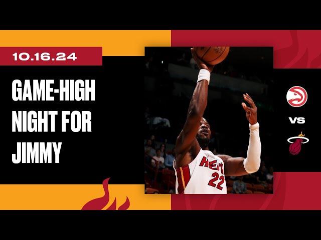 Jimmy Butler 24 PTS 5 REB 3 AST 3 STL | Atlanta Hawks vs. Miami HEAT | October 16, 2024