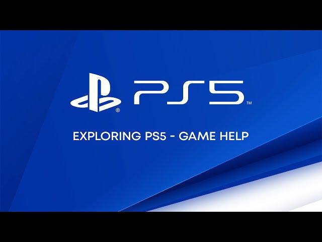 Exploring PS5 - Game Help