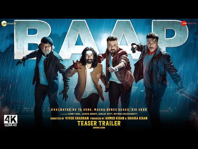 BAAP : Of All Films - Trailer (2024) | Sunny Deol, Sanjay Dutt, Jackie Shroff, Mithun | Zee Company