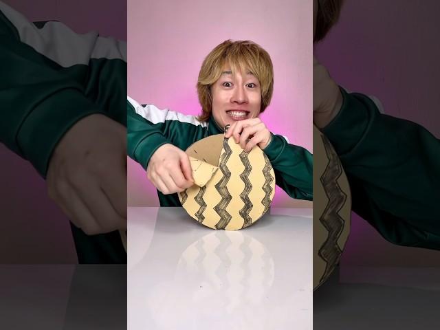 Eat cardboard fruit! #funny#comedy#watermelon#fruit#orange#sushininja