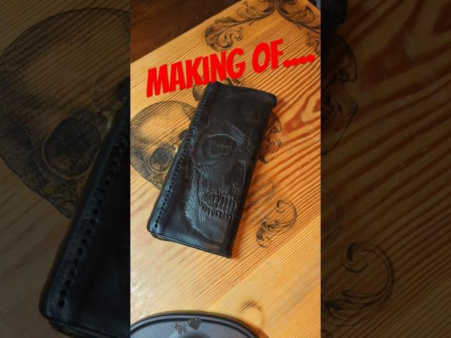 #leather #pencil #case #leathercase #stiftetui #handgenacht #punzieren #leder #diy #makingof