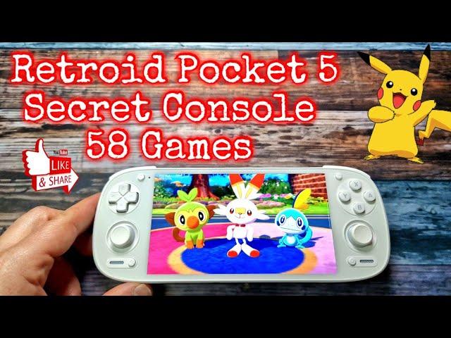 Retroid Pocket 5 Secret Console +50 games I Yuzu Citron