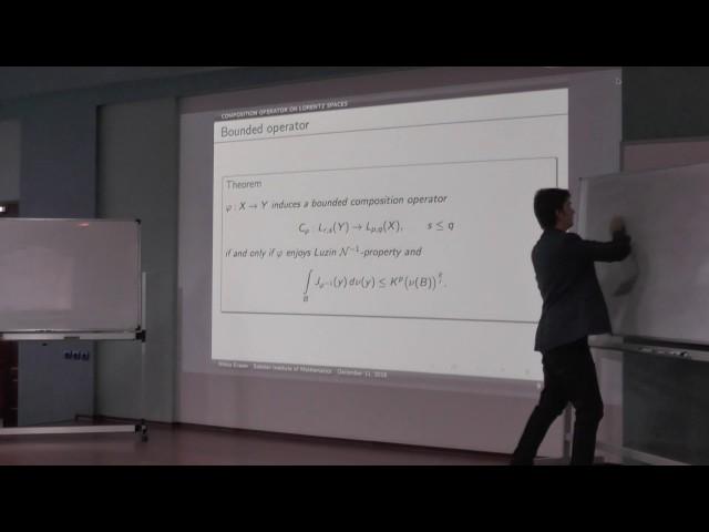 GACT 2016: Nikita Evseev - Composition operator on Lorentz spaces