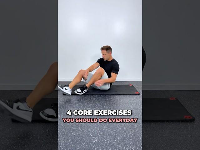 4 Core Exercises You Should Do Everyday (Increase Core Strength!) #corestrength