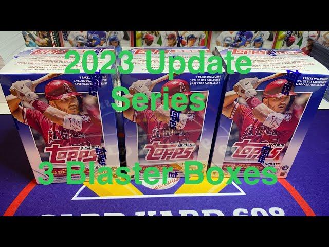 2023 Topps Update Series - 3 Blaster Boxes - better than hangers!