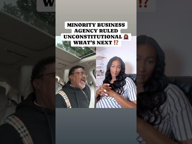 UNCONSTITUTIONAL?! | Minority Business Owners, LISTEN UP! #shorts #ellietalksmoney