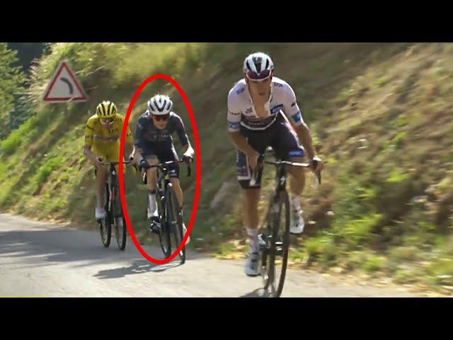 TOUR DE FRANCE 2024 - Séquence punition : Le moment où Vingegaard a croqué Evenepoel à la Couillole