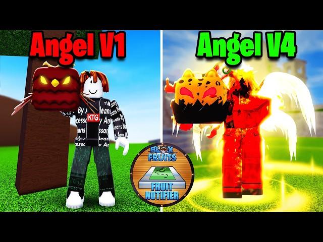 Fully Awakening Angel V4 With ONLY Fruits I Find (Blox Fruits)