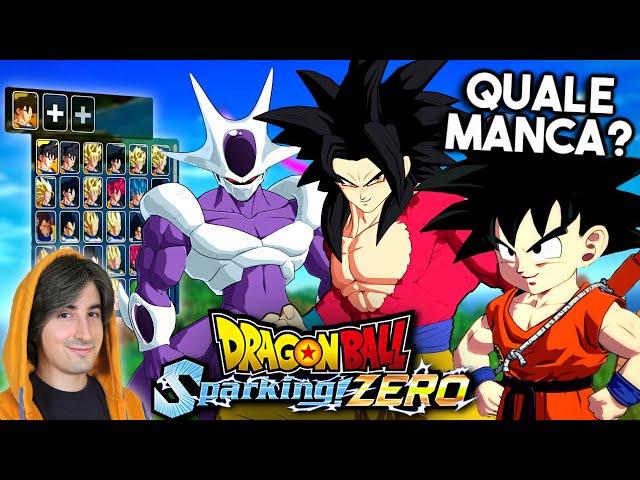  SPARKING ZERO: la LISTA degli ULTIMI PERSONAGGI + DLC (voglio questi!)  DB Sparking Zero ITA