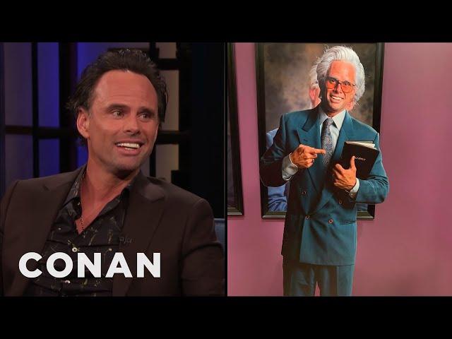 Walton Goggins Had A "Dick Double" On "Righteous Gemstones" | CONAN on TBS