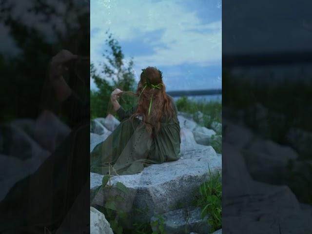 #harp #nature #forest #fairy #beautifulgirl #medieval #musician #music #musicgirl #folk #fantasy