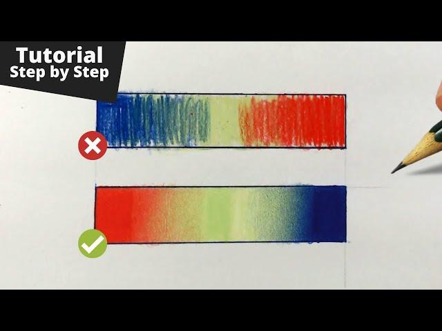 how to BLEND Colored Pencils Like a Pro!