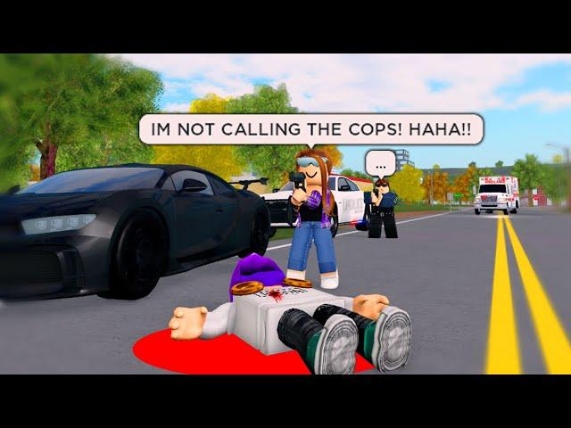 Crazy Lady Shot Me.. She Had Road Rage Problems.. (Roblox)