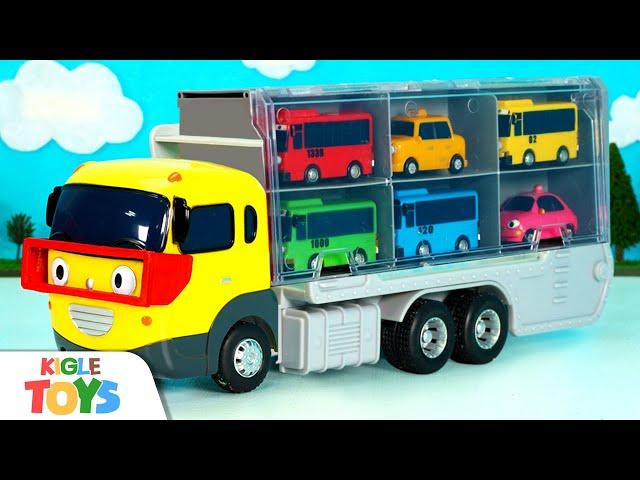 أوتوبيس السيارة المساعدة حافلة الرمل الحركية قوس قزح | KIGLE TOYS - ألعاب للأطفال