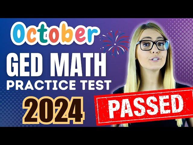 GED MATH 2024 - Pass the GED MATH TEST with EASE