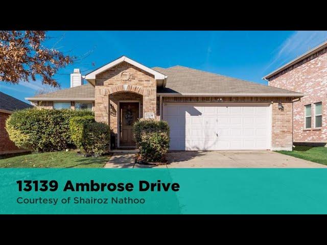 13139 Ambrose Drive Frisco, Texas 75035 | Shairoz Nathoo | Search Homes for Sale