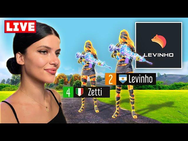  Zetti & Levinho LIVE  PUBG MOBILE