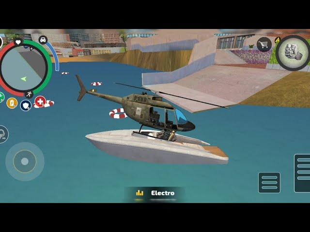 Rope hero gameplay in NR Gaming || in Hindi || boat and helicopter gaming ||