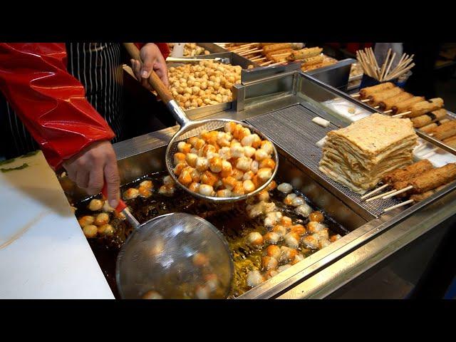 Amazing Skill of Fish Cake Master/Korean street food