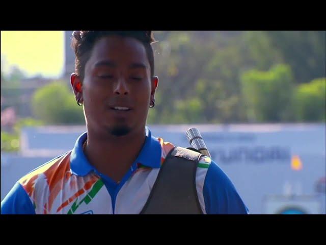 Archery world cup men's final Atanu Das vs Daniel Castro (spain)