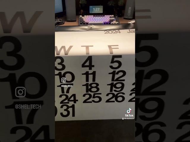 New 2024 Stendig Calendar added to the setup! #stendig #calender #2024calendar #roomtour #roomdecor
