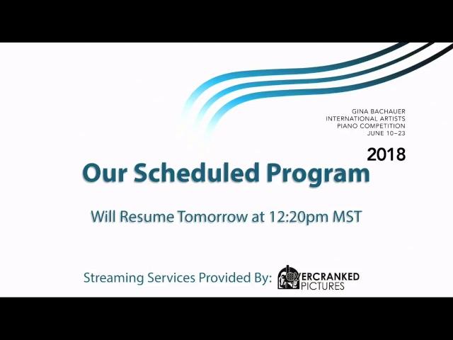 Gina Bachauer International Foundation Live Stream