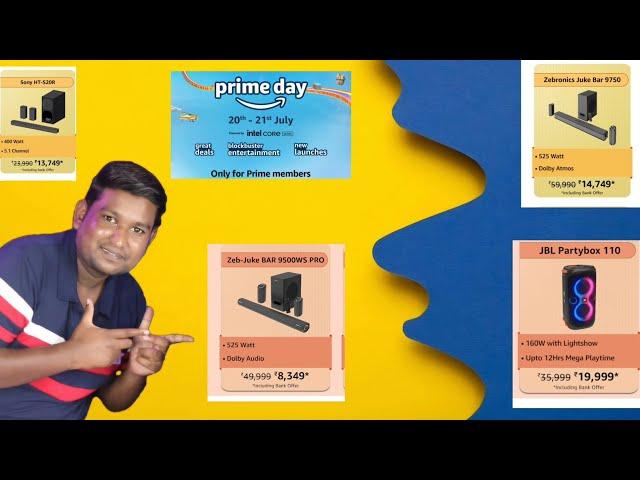 Amazon Prime Day Sale | Best Deals On Soundbar,Party Speaker | Huge Discount 