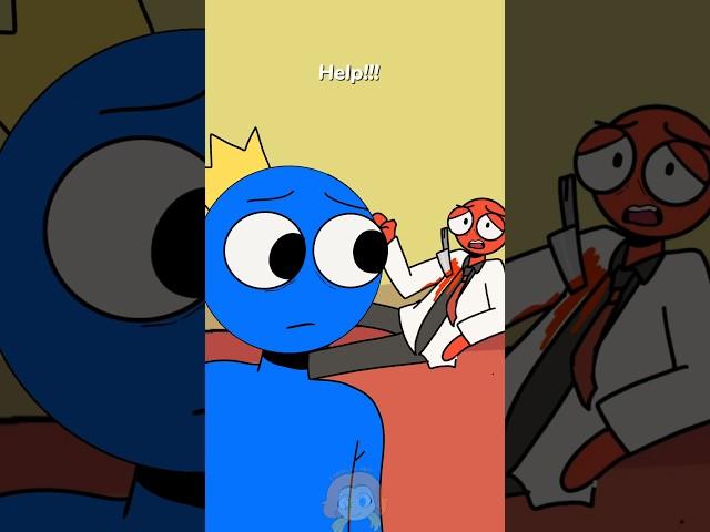 RED IS DYING  | RAINBOW FRIENDS CHAPTER 2 ANIMATION #rainbowfriendschapter2 #shorts