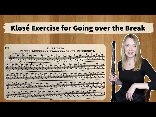 This Weekend’s Exercise: Klosé for a smooth sound over the break | Clarinets, Cats, & Coffee ️